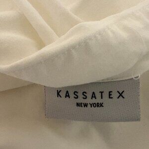 Kassatex Bamboo Sateen Duvet - Queen - Bright White - Gently Used
